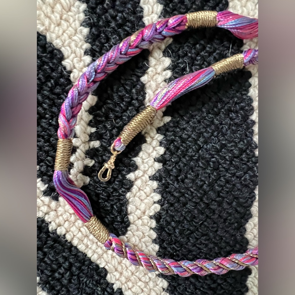 Marie Lichtenberg Purple Rathi cord 37 cm - Picture 5 of 7